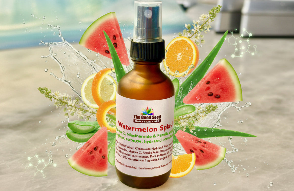 Watermelon Splash! Face spritzer with Vitamin C, Niacinamide and Ferulic acid - 2oz